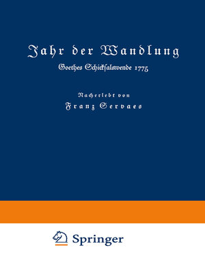 cover image of Jahr der Wandlung